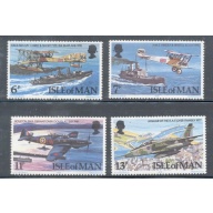 Isle of Man Sc 109-12 1978 60th Anniversary RAF stamp set mint NH