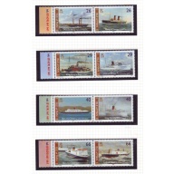 Isle of Man Sc 1092-1095 2005 Steam Packet Co Ships stamp set mint NH