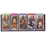 Isle of Man Sc 1128-1132 2005 Christmasstamp set mint NH