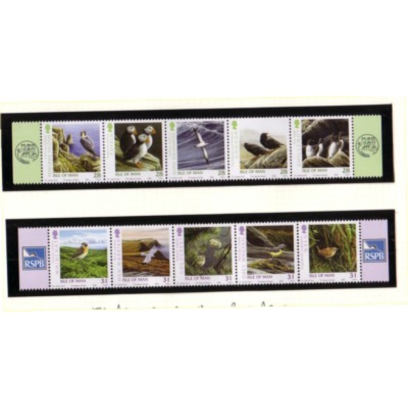 Isle of Man Sc 1141-1142 2006 Bird Atlas stamp set mint NH