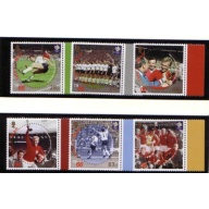 Isle of Man Sc 1145-1150 2006 Soccer World Cup stamp set mint NH