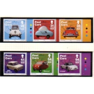 Isle of Man Sc 1157-1162 2006 Peel Cars stamp set mint NH