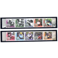 Isle of Man Sc 1180-1181  2007 T T Races Anniversary  stamp set mint NH