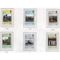 Isle of Man Sc 1182-1187 2007 Scouting Anniversary stamp set mint NH