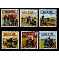 Isle of Man Sc 1228-1233  2007 Plowing Championships stamp set mint NH