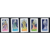Isle of Man Sc 1234-1238  2007 Christmas stamp set mint NH