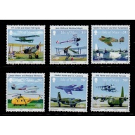Isle of Man Sc 1240-1245 2008 RAF Anniversary Warplanes stamp set mint NH