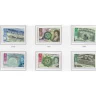 Isle of Man Sc 1252-1257 2008 Manx Bank Notes stamp set mint NH