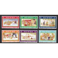 Isle of Man Sc 1290-1295 2008 Christmas stamp set mint NH