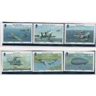 Isle of Man Sc 1299a-1300c 2009 Naval Aviation stamp set mint NH