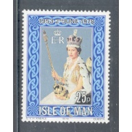 Isle of Man Sc 130 1978 25th Anniversary Coronation QE II stamp mint NH