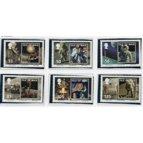 Isle of Man Sc 1328-1333 2009 Paul Wildlife Paintings stamp set mint NH