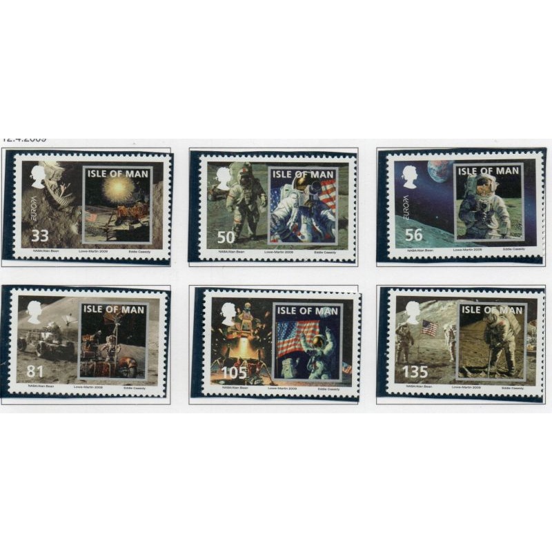 Isle of Man Sc 1328-1333 2009 Paul Wildlife Paintings stamp set mint NH