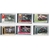 Isle of Man Sc 1319-1324 2009 Honda Motorcycles stamp set mint NH
