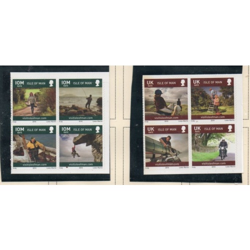 Isle of Man Sc 1353-1360 2010 Everyday Life self adhesive stamp set mint NH