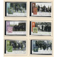 Isle of Man Sc 1369-1374 2010 Accession of George V stamp set mint NH