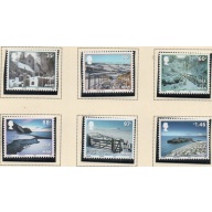 Isle of Man Sc 1401-1406 2010 Snowfall Photos stamp set mint NH