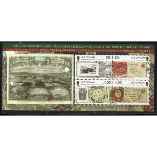 Isle of Man Sc 1452 2011 Internment Camp stamp sheet mint NH