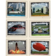Isle of Man Sc 1463-1468 2011 Top Gear Transportation stamp set mint NH