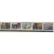 Isle of Man Sc 1486-1490 2012 Hoggatt Paintings stamp set mint NH