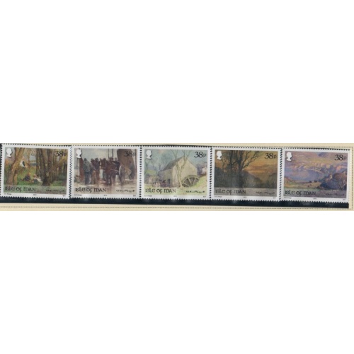 Isle of Man Sc 1486-1490 2012 Hoggatt Paintings stamp set mint NH