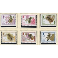 Isle of Man Sc 1513-1518 2012 Bees stamp set mint NH