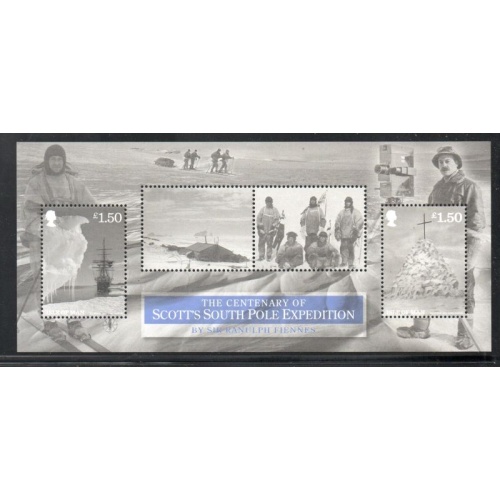 Isle of Man Sc 1527 2012 Scott Antarctic Expedition stamp sheet mint NH