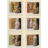 Isle of Man Sc 1536-41 2012 Chronicles of Man & Chessmen stamp set mint NH