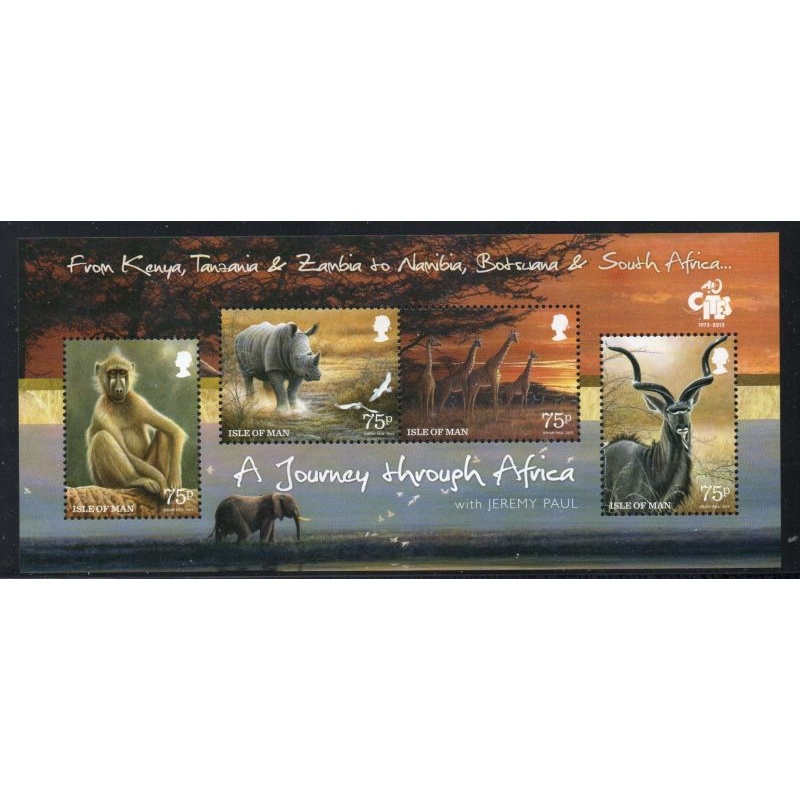 Isle of Man Sc 1602 2013 Wildlife Paintings by Paul stamp sheet mint NH