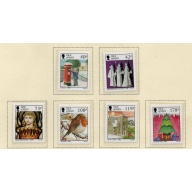 Isle of Man Sc 1603-1608 2013 Christmas stamp set mint NH