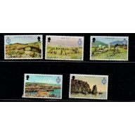 Isle of |Man Sc 163-67 1980 Royal Geographical Society stamp set mint NH