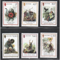 Isle of Man Sc 1646-1651 2014 Battle of Clontarf Anniversary stamp set mint NH