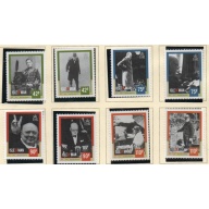 Isle of Man Sc 1690-1697 Sir Winston Churchill stamp set mint NH