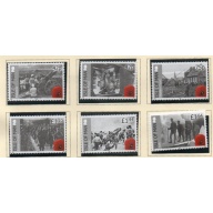 Isle of Man Sc 1698-1703 2015 WW I Anniversary stamp set mint NH