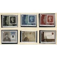 Isle of Man Sc 1704-1709 2015 Penny Black Anniversary stamp set mint NH
