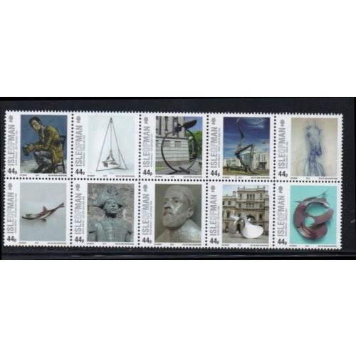 Isle of Man Sc 1758 2015 Art of Kneale stamp block mint NH