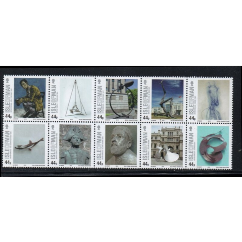 Isle of Man Sc 1758 2015 Art of Kneale stamp block mint NH