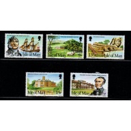 Isle of Man Sc 177-81 1980 Kermode Family stamp set mint NH