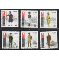 Isle of Man Sc 1789-1794 2016 Royal Artillery  Anniversary stamp set mint NH
