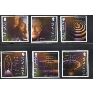 Isle of Man Sc 1804-1809 2016 Einstein Hawking Physics stamp set mint NH