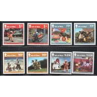 Isle of Man Sc 1816-1823 2016 Animation Characters stamp set mint NH