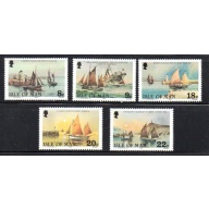 Isle of Man Sc 184-88 1981 Deep Sea Fisherman Mission stamp set mint NH