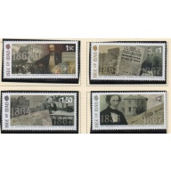 Isle of Man Sc 1856-1859 2017 House of Keys Election stamp set mint NH