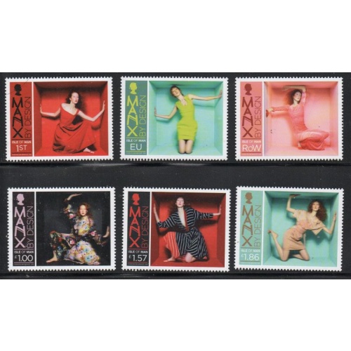 Isle of Man Sc 1921-1926 2018 Preen Women's Clothing  stamp set mint NH