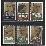 Isle of Man Sc 1929-1934 2018 Sir Thomas Hall Caine Films stamp set mint NH