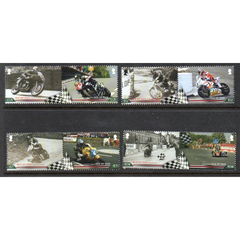 Isle of Man Sc 2121-2124 2020 T T Course Anniversary stamp set mint NH