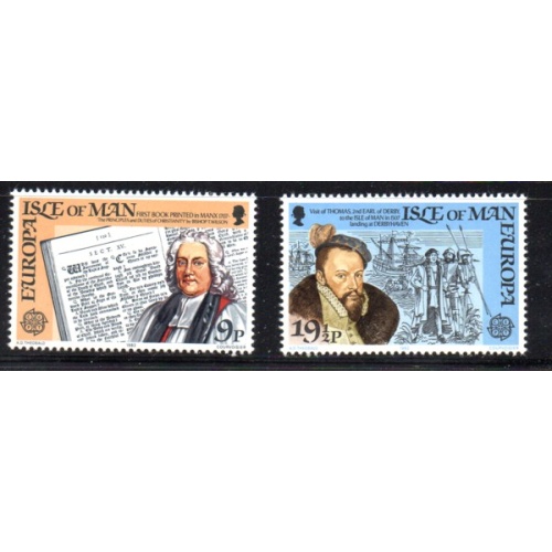 Isle of Man Sc 212-13 1982 Europa stamp set mint NH