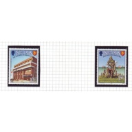 Isle of Man Sc 250-251 1983 world Communications Year stamp set mint NH