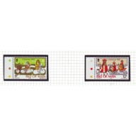 Isle of Man Sc 252-53 1983 Christmas stamp set mint NH