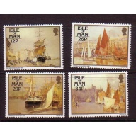 Isle of Man Sc 327-30 1987 Nicholson Paintings stamp set mint NH